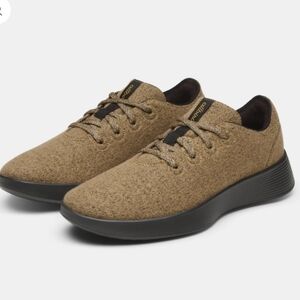 Allbirds Men's Wool Runner - Tan and Black